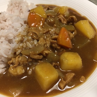 さつまいもで秋カレー